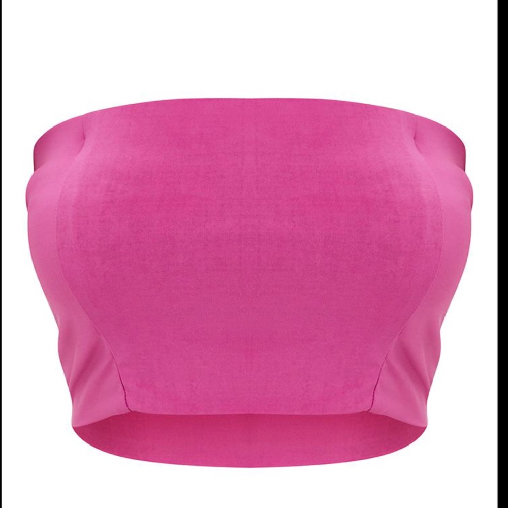 {Brand New} PrettyLittleThing’s SLINKY CROP TOP